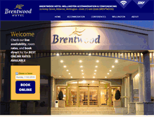 Tablet Screenshot of brentwoodhotel.co.nz